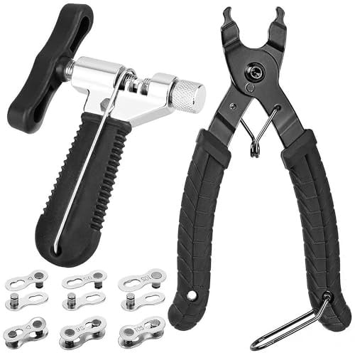 Pince Attache Rapide Chaine Velo 8 Paires 6/7/8,Chaine Vélo Maillon Rapide Connecteur Attaches Rapides Maillons de Chaîne de Vélo pour Vélo Chaîne,Outil de réparation de voiture automatique huit en un