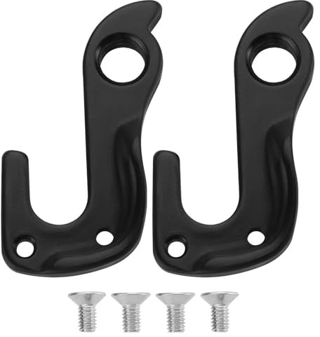 LT Easiyl 2 Stück Mechanischer Schaltwerkhaken Fahrrad Schwanz Haken Metall Schaltwerk Haken Schraube Modell 10148 D593 GH-165 Kompatibel mit Cube Fahrradzubehör, Schwarz