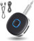 RUOVXWU Car Bluetooth AUX Adapter, Portable 3.5mm AUX Adapter 5.0 Bluetooth Receiver for Home Stereo/Speaker/Wired Headphones, Hands-free Calls, Dual Connection, 16H Playtime