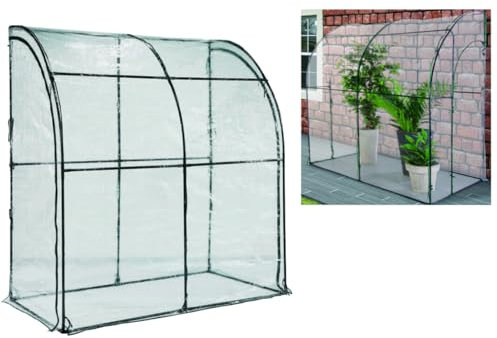 Serra da parete,muro, giardino o terrazza, dimensione 100x200Xh215cm