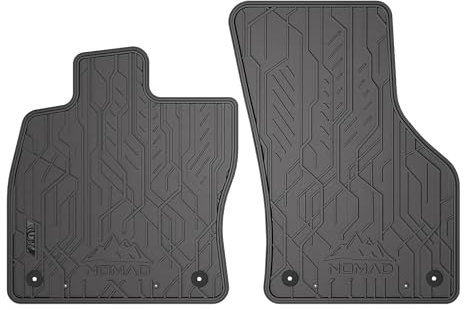FROGUM Nomad Gummimatten Ganzjährig Autofussmatten Vorne Automatten für Audi A3 8V/ A3 Sportback 8V 2013-2020, für SEAT Leon III 2012-2020, für VW Golf VII 2012-2020, für VW Golf VIII ab 2019