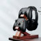 Besttoolifes Support de manette en bois avec support pour casque, support de manette de jeu, support de manette de jeu vidéo, support de manette pour bureau, support de casque en bois (marron)