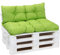 Setgarden® Palettenkissen-Set, Kissen für Gartenmöbel aus Paletten, Outdoor Rücken und Sitzkissen, Gartensitzkissen viele Farben und Größen (Limette, Set 120x60 sitzkissen + 120x50 rückenkissen)