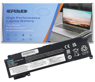 Oyomba 01AV406 01AV462 Batterie d'ordinateur portable pour ThinkPad T460S T470S Series 0 00HW024 00HW025 00HW038 1AV407 01AV408 01AV405 L16M3P73 SB10J79002 SB10J7 9003 SB10J79004 SB10K97605 SB10F46462
