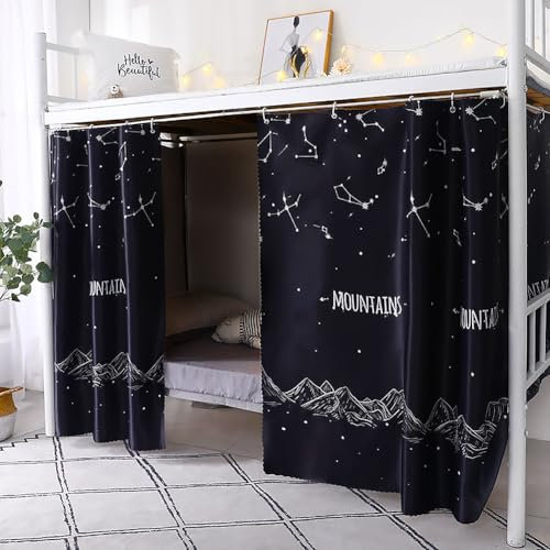 Bettvorhang Hochbett Kinder Etagenbett Vorhang Bettvorhänge Schlafzimmer Betthimmel Mädchen Jungen Bettzelt Schlafsaal Bett Vorhänge Cartoon Schlafzelt Kinderzimmer Bett Zelt Umrandung 2x1.15m (LxH)