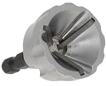 BSD Externer Entgrater Fräser 3-19mm - Präzises Werkzeug zum Entfernen von Graten an Kanten von Metall und Holz, einfach zu verwenden mit aufsteckbarem Sechskantschaft.