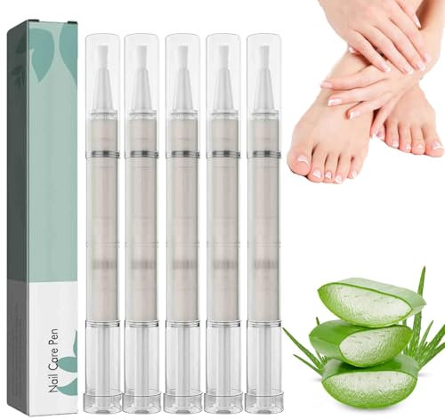 Mullend Nail Care Pen, Mullend Fungal Nail Pen, Fungal Nail Treatment for Toenails, Fungus NAIL Care PEN, Natural Ingredients Nail_ Repair Pen, Nail_ Serum Pens for Strengthener Nails (5)