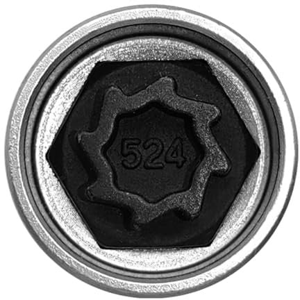Replacement for Master Locking Wheel Nut Key 524 Anti-Theft Screw Socket Wrench Tool