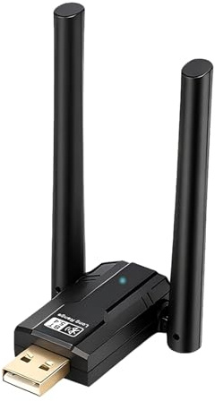Bluetooth Adapter 5.4 für PC, 150M Große Übertragungsreichweite Dongle | Langstrecken USB Bluetooth Dongle Plug and Play für Desktop Laptop Headset Tastatur Handy PC Windows 11/10/8.1/7