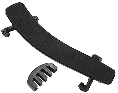 Sirxlevcy Violin Shoulder Rest for 4/4-3/4 Size with and Height Adjustable Feet Including a Violin Practice Mute