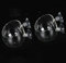 Bhbuy Lot de 2 mini pots de fleurs en verre cristal avec ventouses pour décoration d'aquarium