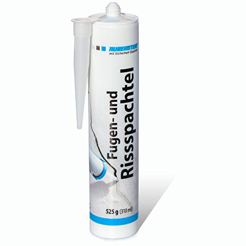 Orig. Ruberstein® Fugen- und Rissspachtel beige, Karton mit 3 x 310 ml Kartusche, gebrauchsfertig, Mörtel für Verfüllung von Riss