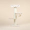 Arbres à Chat RHRQuality pour Grands Chats - Royalty Crown - 158 cm de Haut - avec poteaux en sisal Extra épais de 20 cm - Crème