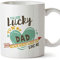 MUGFFINS Taza Papa/Padres (en inlgés) Tienes Suerte de ser mi papá (UK)