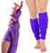 FNA Fashions® Womens Neon Long Fishnet Gloves and Leg Warmers Ladies Fancy Hen Night 80’s Party Novelty Dress (Long Fishnet Gloves, Purple)
