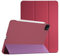 ProCase Hülle für iPad Pro 11 Zoll 2022/2021/2020 (4/3/2 Generation), Dreifach Falt Klapp Schutzhülle, Ultra Dünn Leicht Ständer Schale Smart Case Cover -Wein