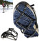Anti-Rutsch-Schuhe Eisgriffe, 1 Paar Universal Anti-Rutsch-Schneeklollen Schuhe Eisgreifer Winter Walker Traktionsgerät für Wandern, Walking, Joggen (Fit 35-43 Größen)