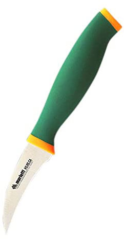 Marietti PAR06 SBUCCIATORE Gemüsemesser, Glatte Klinge, Grün/Orange, 6cm Klingenlänge