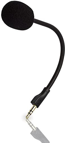 ZHTH Mic Replacement for Logitech G PRO X 7.1 / G Pro Wireless Gaming Headsets, Detachable Noise Cancelling Boom Microphone