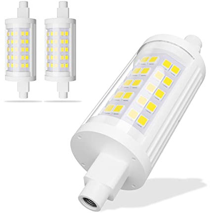 BVCL R7s LED Lampe 78mm, Natürliches Weiß 4500K, Nicht dimmbare lineare Glühbirnen, 10W 1000lm, äquivalent zu 100W Halogenlampe, für Flutlicht, Sicherheitslicht, Landschaftslicht und Arbeitslicht