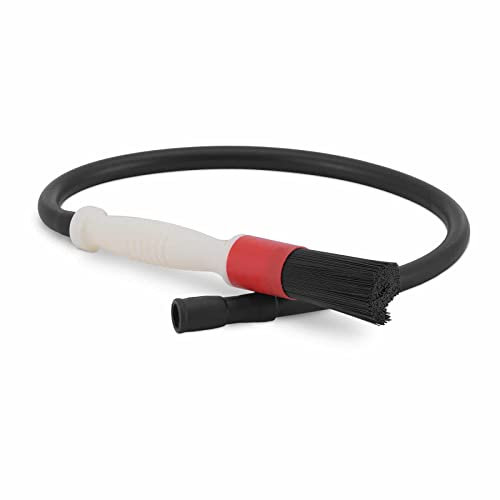 MSW MSW-WPW-B Pinceau pour Fontaine de Nettoyage 26 cm Tuyau de 70 cm Nettoyeur Pinceau Pinceau Nettoyage