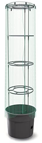 Planta de tomate tapa y lámina LDPE macetero de 12 L, cultivador de tomates, maceta de tomate, maceta, verduras, planta de tomate, lámina de invernadero, lámina transpirable, protección de plantas,