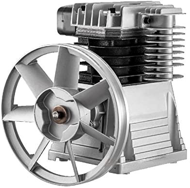 PHIDOL Têtes de compresseur d'air 2.2KW 12CFM Double Cylindre 3 HP Pompe à Piston à Un étage 1300 TR/Min adaptée aux Machines de l'industrie agricole Polyvalent, Durable, Large Gamme d'applications
