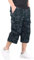 Allthemen Herren Cargo Shorts mit Gummiband 3/4 Bermuda Shorts Männer Cargo Hose Sommer Kurze Hose Camouflage XXL