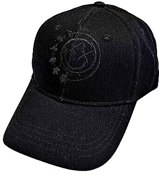 Blink-182 Baseball Cap Schwarz Six Arrow Smile Nue offiziell Schwarz One Size