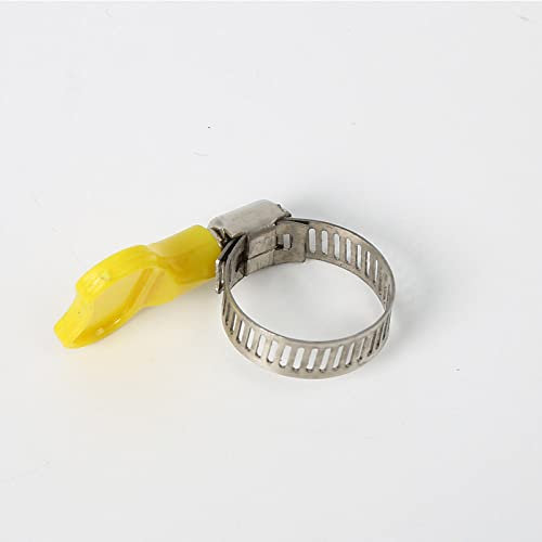 5 Pcs Homebrew Collier De Serrage Fit 6mm ~ 29mm OD Tube Poignée En Plastique En Acier Inoxydable papillon Collier De Serrage, 19,29mm (5Pcs)