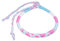 Funight Bracelet Brésilien en coton pour homme femme enfant rose et bleu