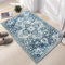 Hafaa Door Mat 40 x 60 cm – Tranquil Machine Washable Mat Super Soft Non Slip Doormat Indoor Outdoor Water Absorbent Floor Mats Heavy Duty Entrance Rug