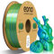 Eono Dual Zweifarbig PLA Filament 1.75mm für 3D Druck, 3D Drucker Filament 1kg Spule +/- 0,03 mm(2.2lbs), Silk PLA Blau & Grün