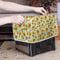 Xoenoiee Sunflower Music Notes Toaster Cover, 2 Slice, Dustproof, Scratch Resistant, Polyester Spandex, Not Water Resistant