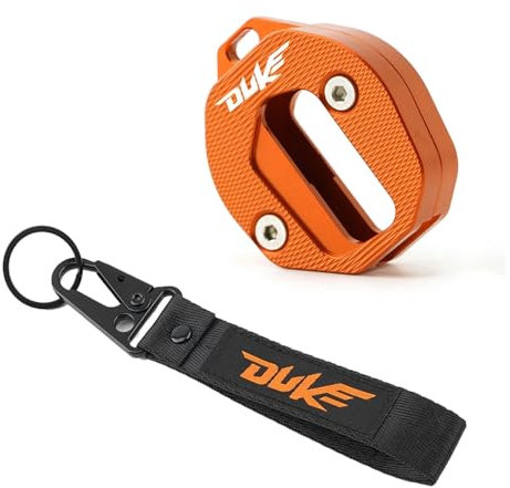 schlüsselanhänger Motorrad,schlüsselanhänger,Duke Für KT@&M Duke 125 200 250 390 DUKE390 RC390 Motorradzubehör Stickerei Schlüsselanhänger Schlüsselanhänger Schlüsselhülle Shell Cap (Color : 1 Set or