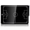 LCD-Taktiktafel für Fußball, 40,6 cm elektronische Platine mit umweltfreundlicher ABS-Rahmen, wasserdicht und sturzfest, Taktische elektronische Tafel mit Stift für Fußballtrainer