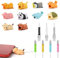 Kabelschutz Tiere,Ladekabel Schutz,Kabelbruch Schutz 17PC Silikon Cable Protector Kabel Knickschutz Verhindert Bruch Kabel Geeignet für die meisten Handy Datenleitungen