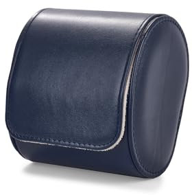 Oirlv Luxus PU Leder Uhrenrolle Uhrenbox Für Geschenkbox Weihnachten Jubiläum Geburtstag(Dunkelblau)