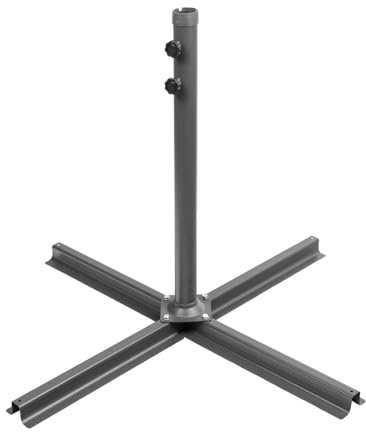 Base cruz para sombrilla pie lateral