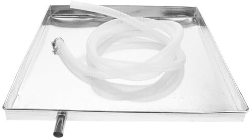 Angoily Bac De Récupération De Climatiseur, Bac De Récupération des Condensats, Bac De Vidange pour Unité AC, Bac Condensat Clim Kit De Tuyau De Vidange