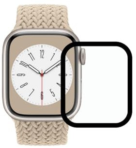 HYGMOCC Pellicola salvaschermo per Apple Watch Series 9/8/7 [45mm] con materiale premium [non vetro], HD trasparente, 3D touch, copertura totale, facile installazione, autorigenerante (1 pz)