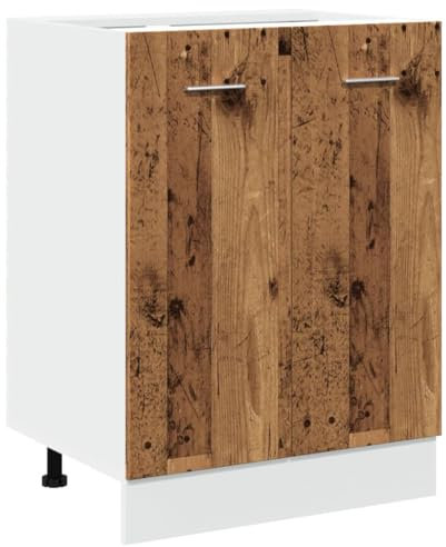 vidaXL Unterschrank Lyon Altholz-Optik 60x46x81,5 cm Holzwerkstoff