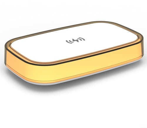 Cargador inalámbrico equipado LED colorido para la carga móvil eficiente en los escritorios