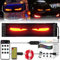 BUNQQF Luz de Ojos de Diablo para Coches y Camiones, Pantalla LED Flexible Programable Grande, para Bricolaje, Dinámica, Inteligente, Colorida y Suave