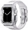 Latest Watch Case Watch Strap，Compatible with Apple Watch 8 7 6 5 SE 4 Rubber Band，For Iwatch 45mm 44mm Series Modification Kit Diy Set