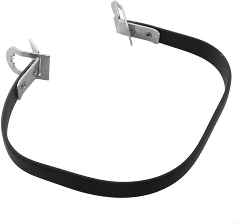 1 Pcs Car Battery Carrier Strap Heavy Duty Metal and Rubber Belt for Safe Lifting of Larger Batteries