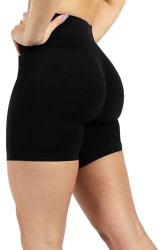 SMILODOX Shorts Damen Arleta, Short Leggings mit Shaped Fit, Scrunch-Effekt & Figurformender V-Kontur, High Waist Booty Scrunch Seamless, ideal für Workout, Fitness, Sommer & sportliche Activewear