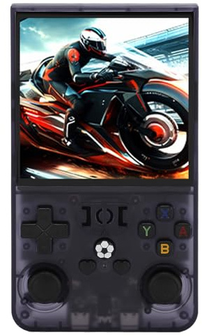 Sonew Retro-Handspielkonsole mit 4-Zoll-IPS-Bildschirm, 720 X 720 Auflösung, 64 GB Speicher und Langlebigem (128GB)