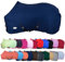 RL24 - Abschwitzdecke mit Kreuzgurt BASICLINE dunkelblau 95cm