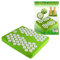 Compar Akupressur Fussmatte, 32x35x5 cm, 62 Stimulationskreisel mit je 33 Spitzen Yoga Shanti